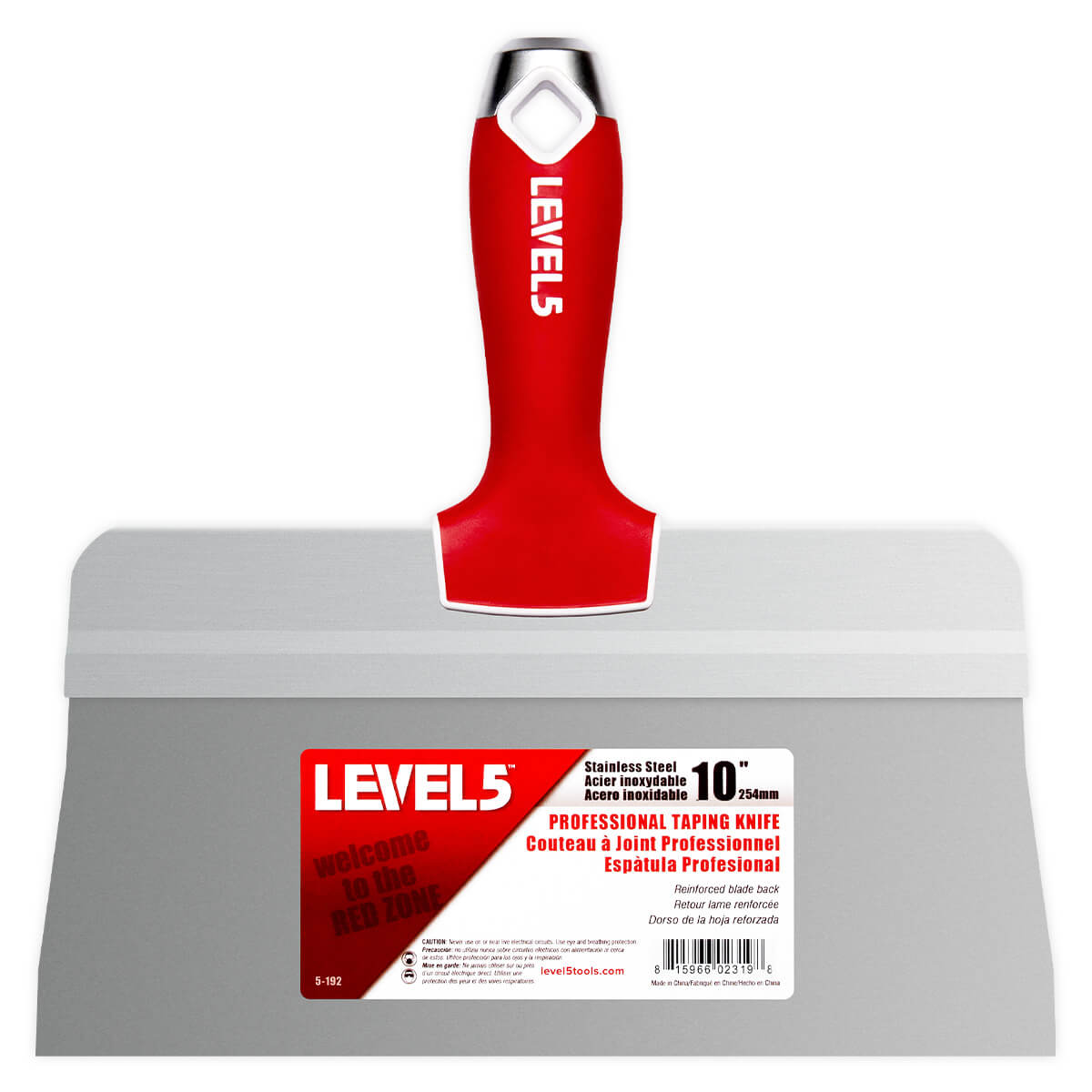 Level 5 Afstrijkmes Softgrip Big Back 10 inch (254 mm)