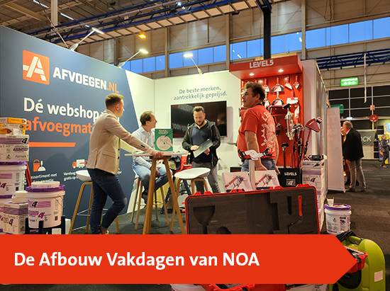 Afvoegen op de Afbouw Vakdagen