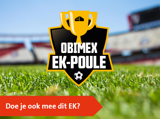 Afvoegers kunnen nu meedoen aan de Obimex EK-poule