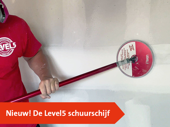 Nieuw in het assortiment: De Level5 Schuurschijf