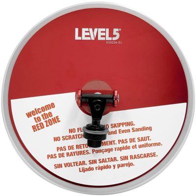 Level5 ronde schuurkop 9" (23cm) met klittenband