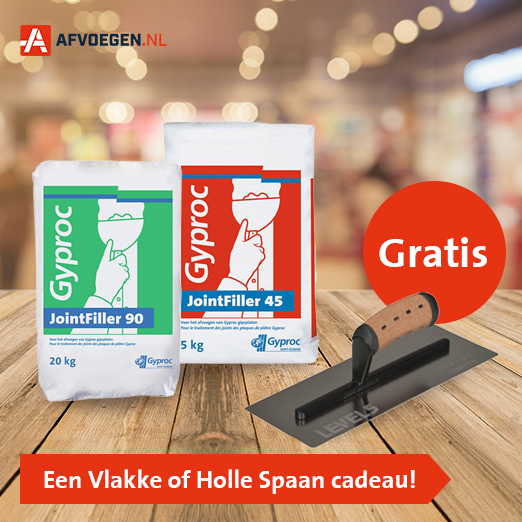 Gratis bij een pallet Gyproc Jointfiller 45 of 90