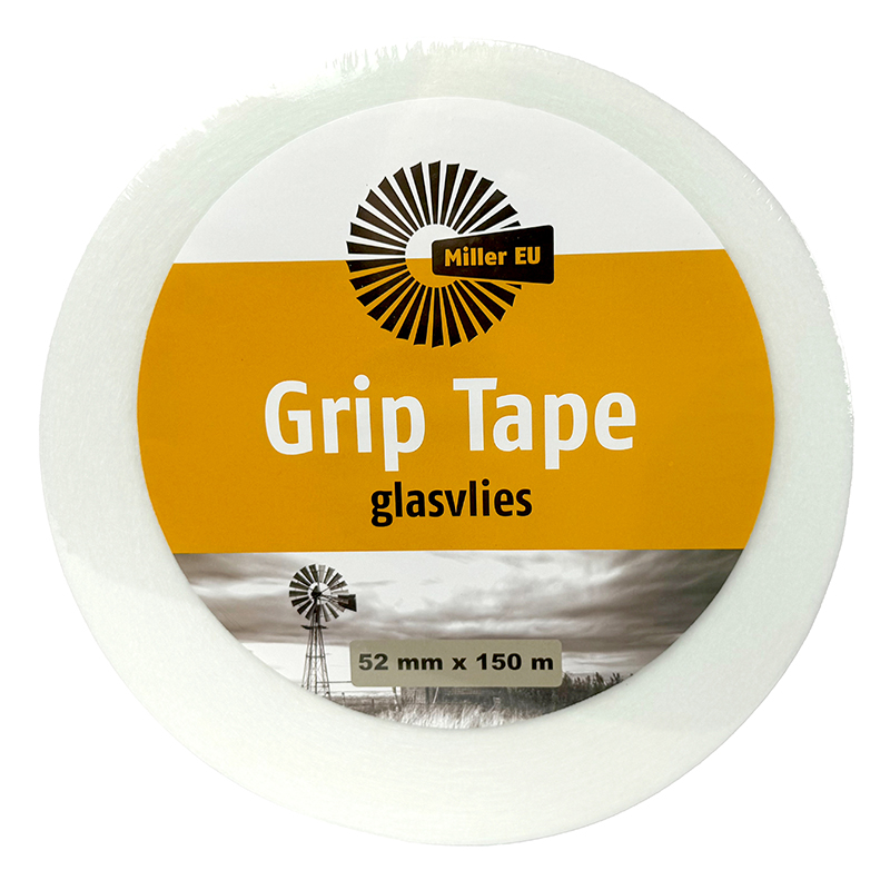 Miller Grip Tape glasvlies 52mm (150m1/rol)